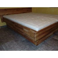 Eiche Schubladen Kopfteil