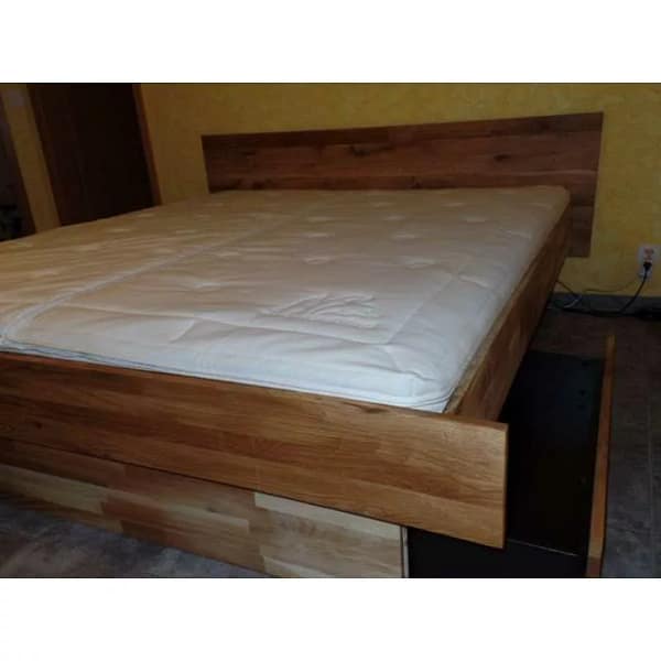 Eiche Schubladen Kopfteil