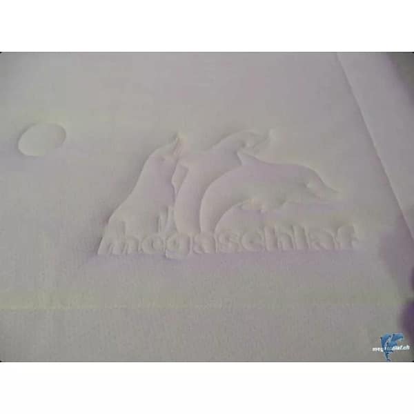 BIOwasserbett Nussbaum Kopfteil bündig Boden