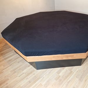 Achteck Wasserbett Buche